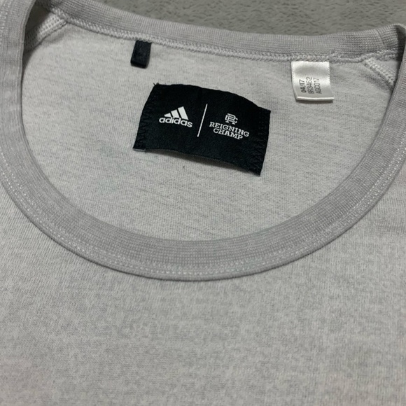 Adidas x Reigning Champ Gray Tee Size Medium - Picture 7 of 7